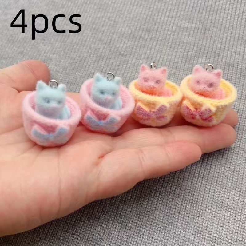 4 peças de pingente de gato em - Resin Art Essentials avaliação e preço