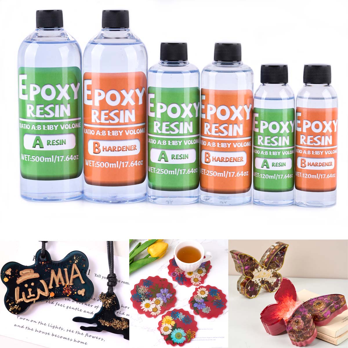 Kit de resina epóxi com propor - Resin Art Tools avaliação e preço