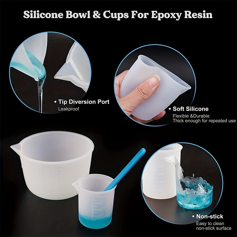 Copos Medidores de Silicone, S - Resin Art Tools avaliação e preço