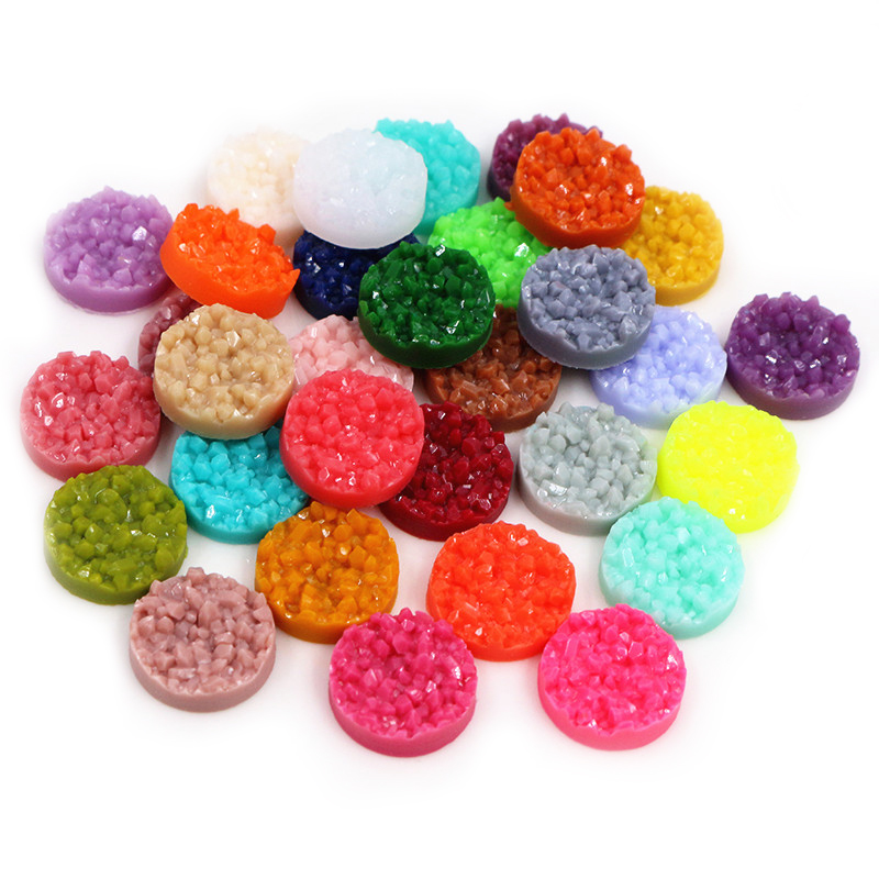 40 peças cabochões druzy de re - Resin Art Essentials avaliação e preço