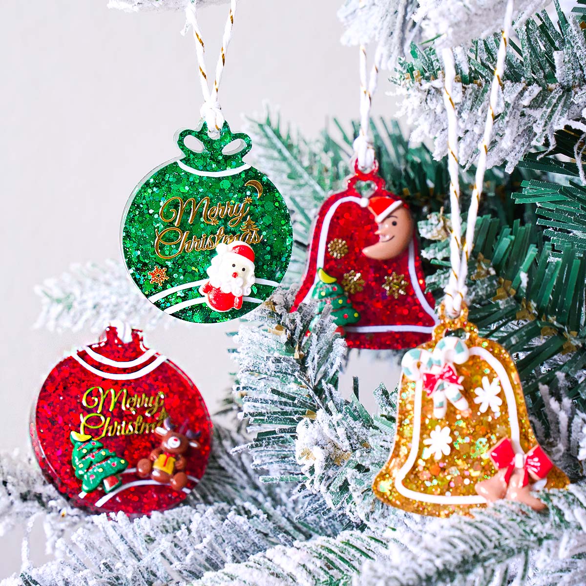 Etiqueta de natal pingente mol - Resin Art Tools avaliação e preço