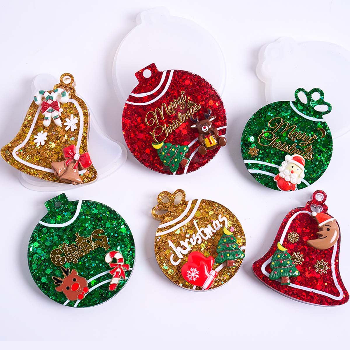 Etiqueta de natal pingente mol - Resin Art Tools avaliação e preço