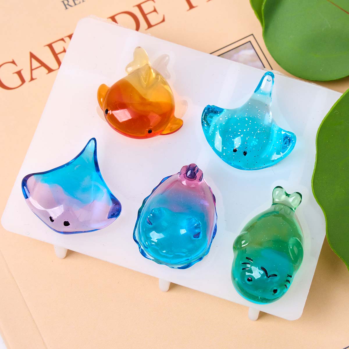 Molde de Silicone 3D de Raia M - Resin Art A Keychain avaliação e preço