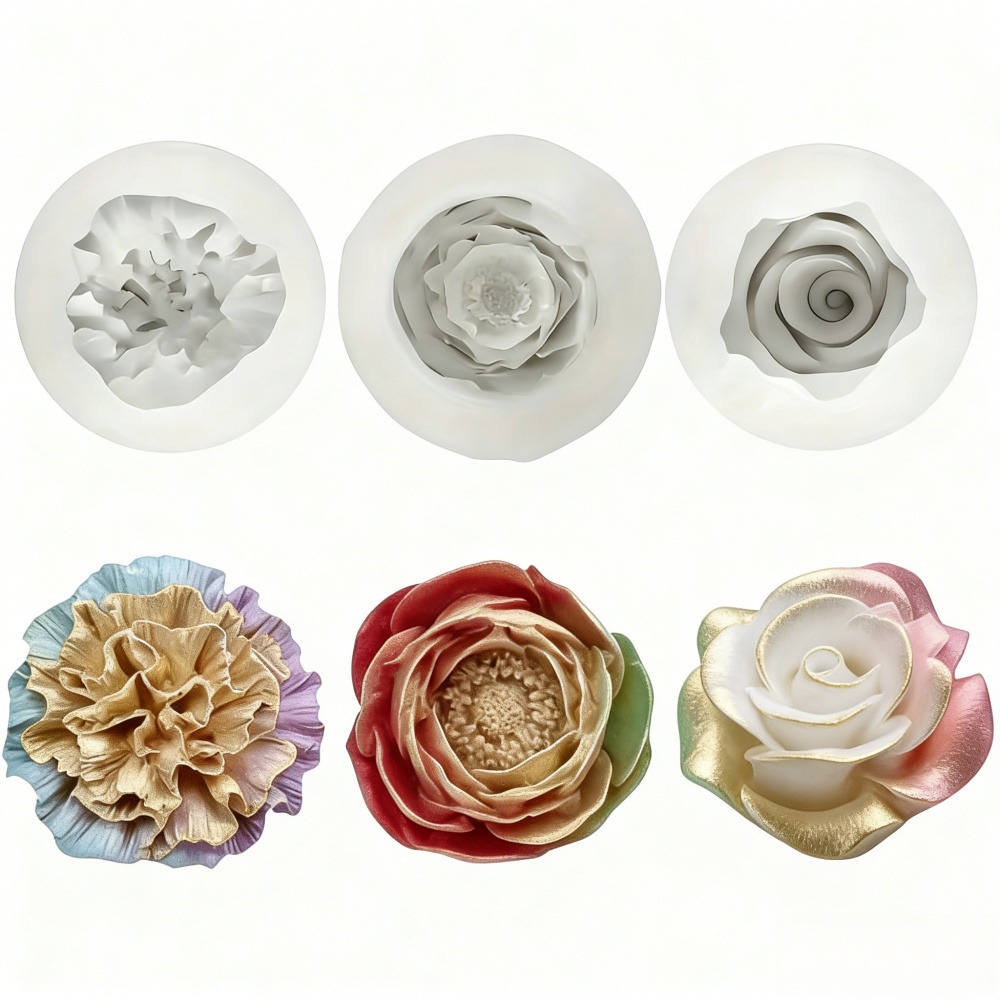 Conjunto de 3 Moldes de Silico - Resin Art All avaliação e preço