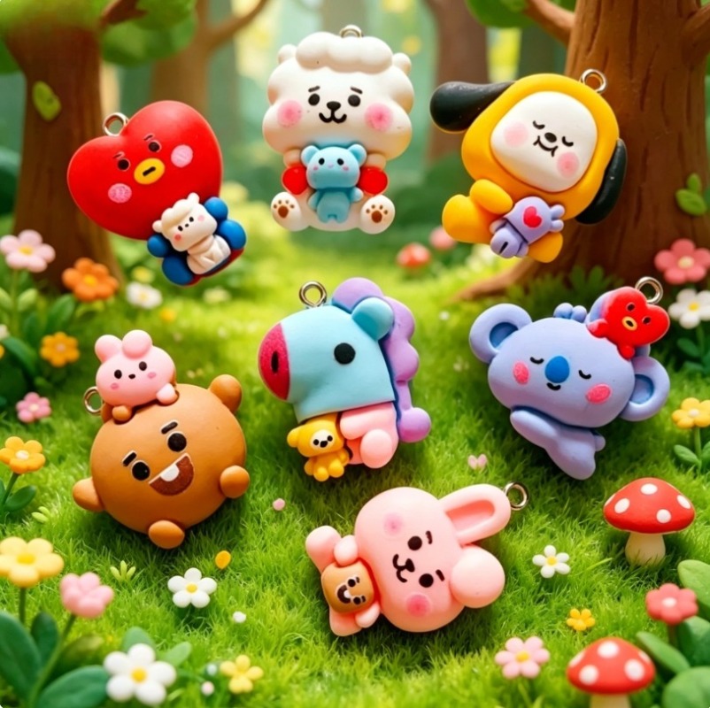 7 peças de pingentes de resina - Resin Art Essentials avaliação e preço