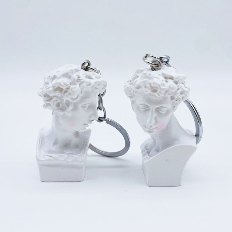 Mini chaveiro de estátua de ge - Resin Art A Keychain avaliação e preço