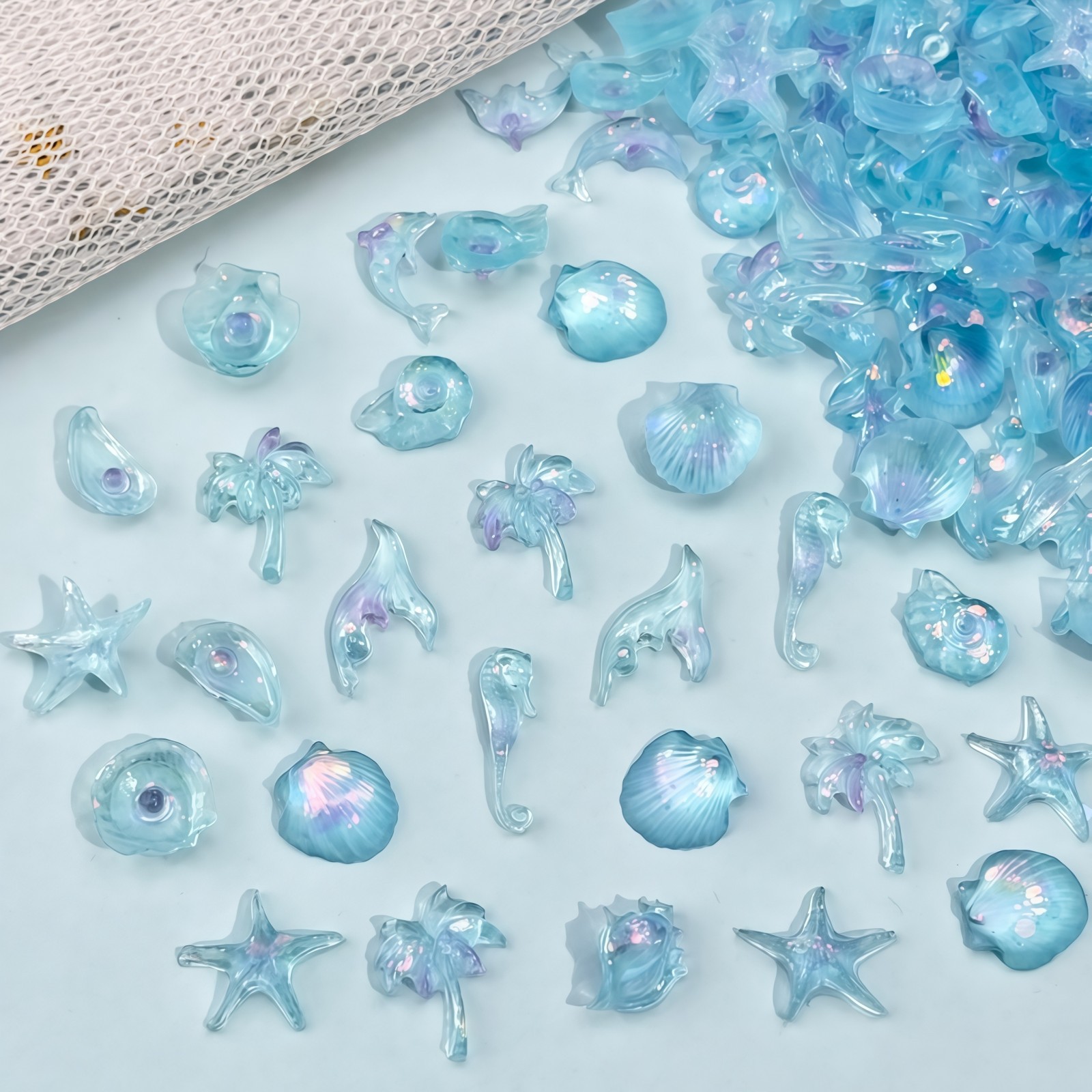 50 Peças de Resina da Série Ma - Resin Art A Keychain avaliação e preço